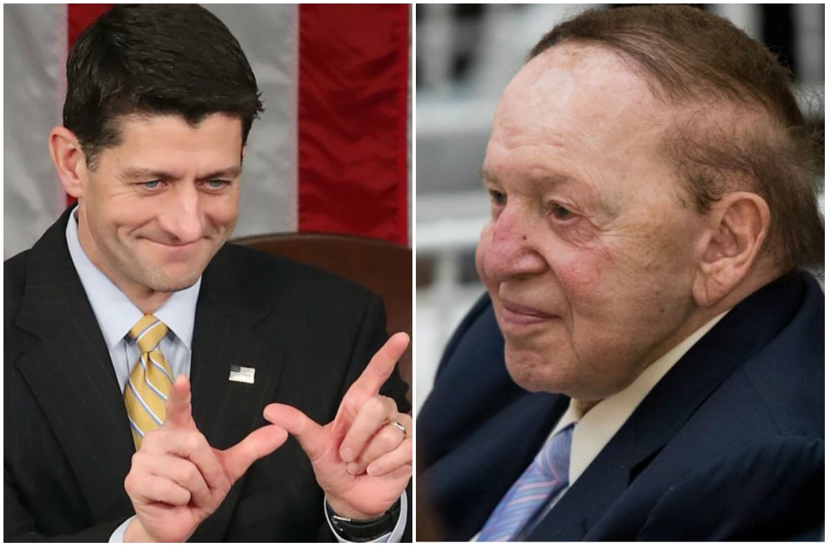 Sheldon Adelson Donates $30M to Republican Super PAC, Odds Still Favor Dems Taking House