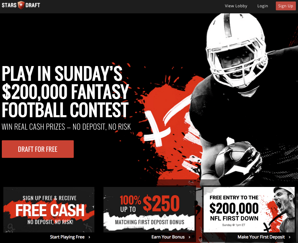 StarsDraft Scaled Back to Four States as Daily Fantasy Sports Questions Mount