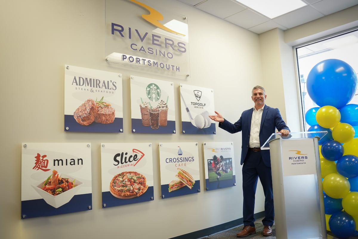 Rivers Casino Portsmouth Unveils Restaurants, Tracking for Early 2023 Opening