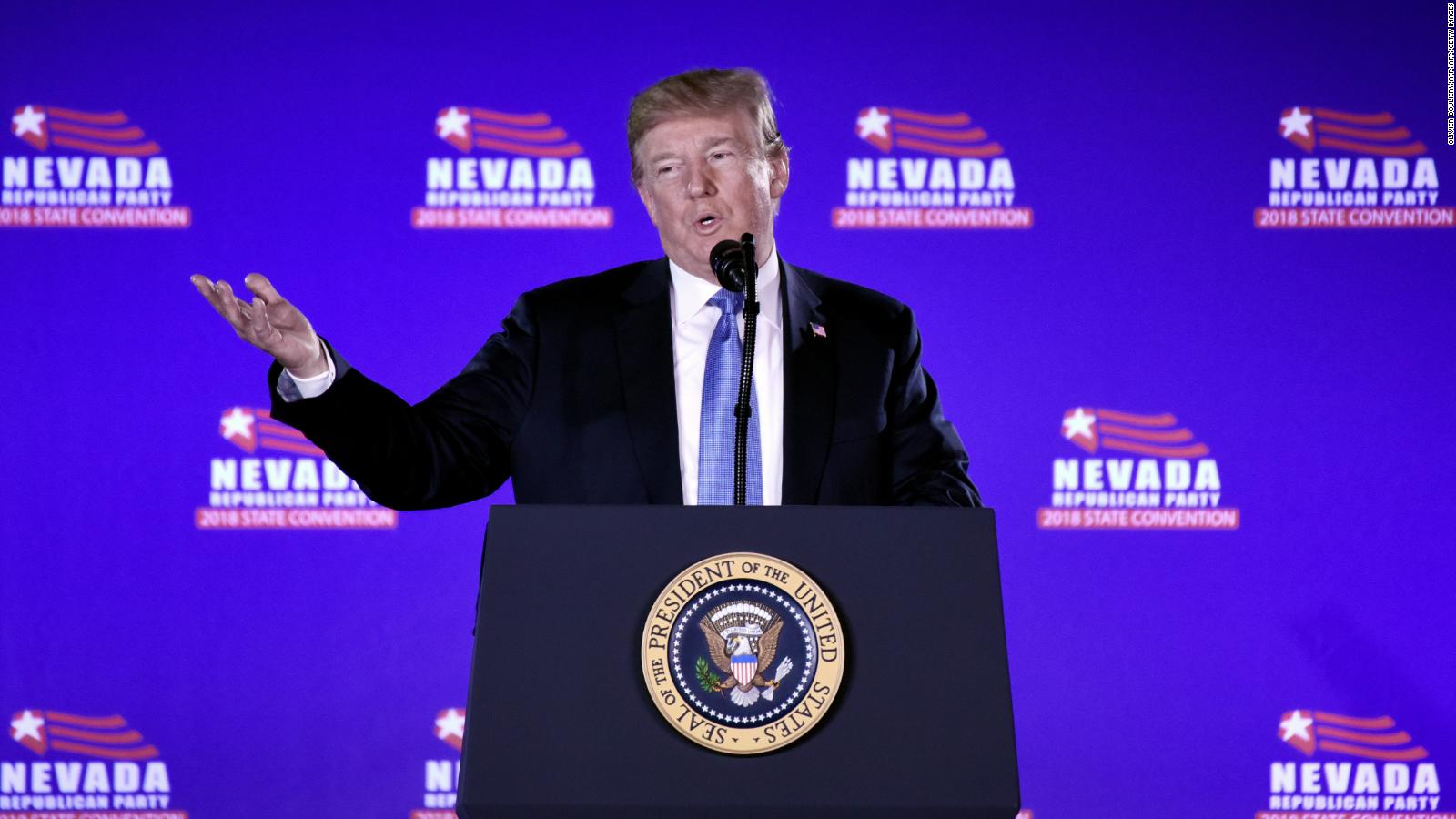 President Trump Hits Campaign Trail in Las Vegas, as Prediction Markets See Nevada Democrats Defeating GOP in November