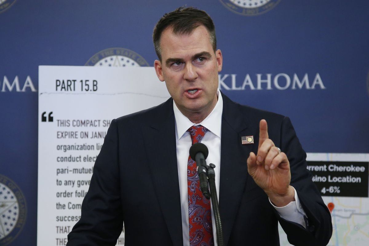 Oklahoma Gov. Kevin Stitt Believes Gaming Compacts Should Vary