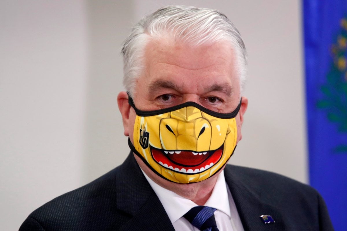 Las Vegas Media Outlet Encourages Nevada Gov. Steve Sisolak to Drop Mask Mandate