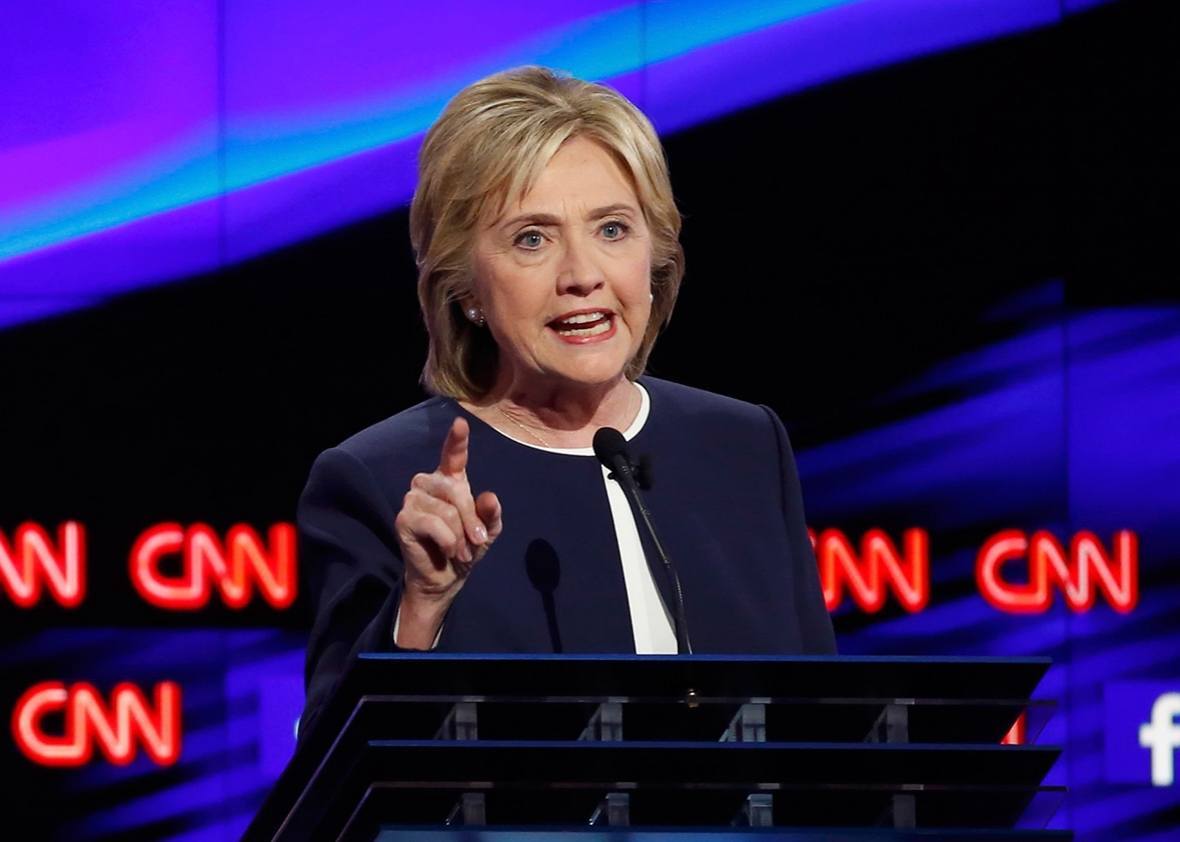 Hillary Clinton Frontrunner Status Reinforced at First Democratic Debate in Las Vegas