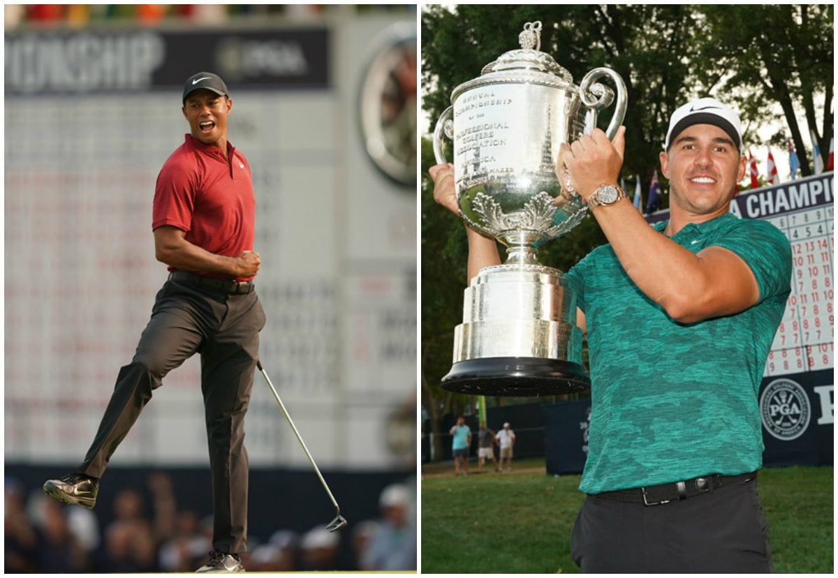 Tiger Woods Roars Back Into Major Contention, But Brooks Koepka Wins PGA