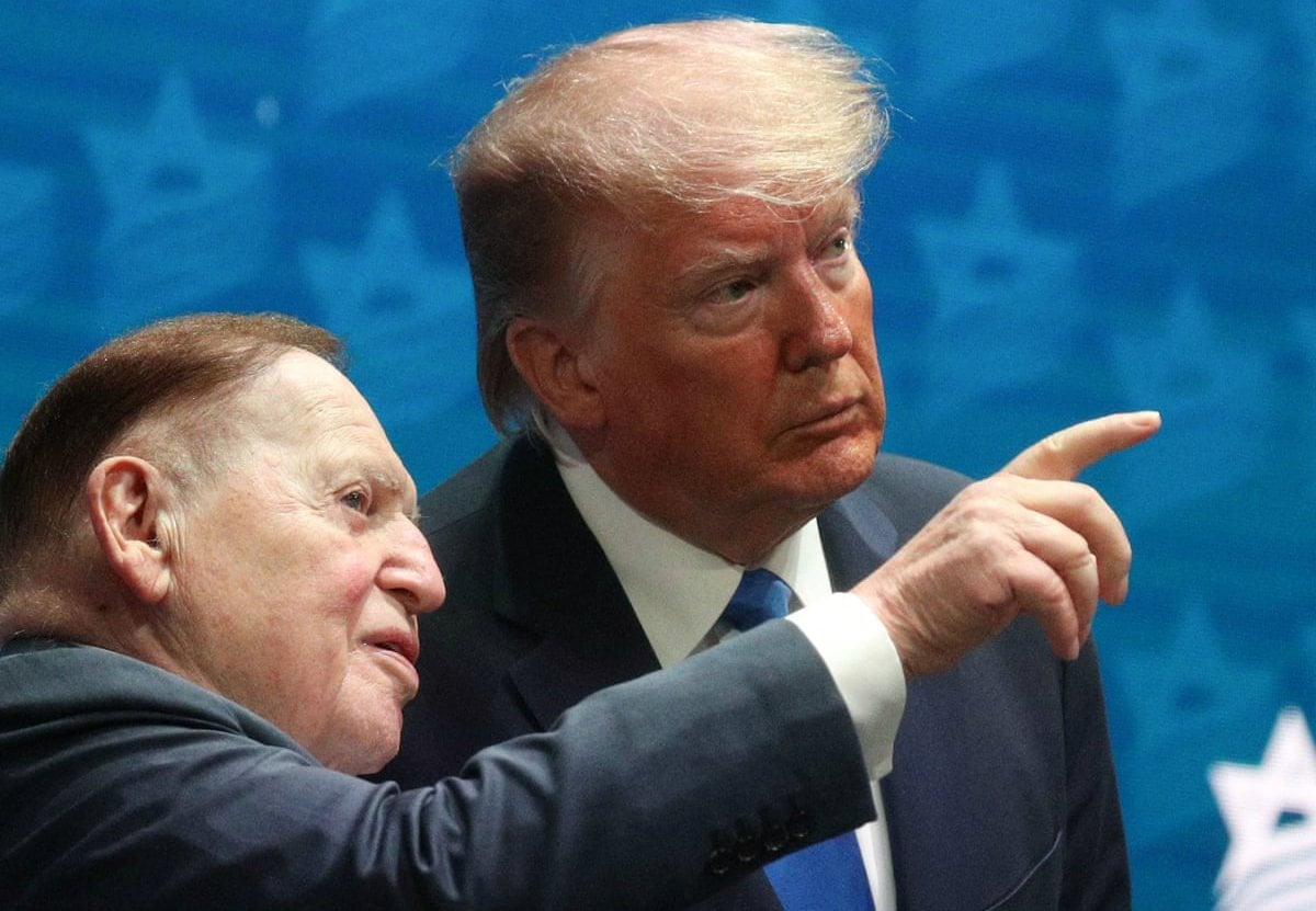 Las Vegas Casino Tycoon Sheldon Adelson Biggest US Political Donor Over Past 20 Years