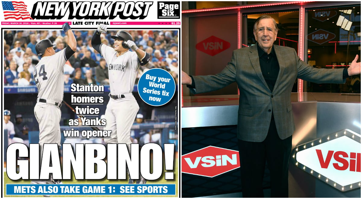 Sports Betting Media Goes Mainstream, VSiN Inks Deal With New York Post