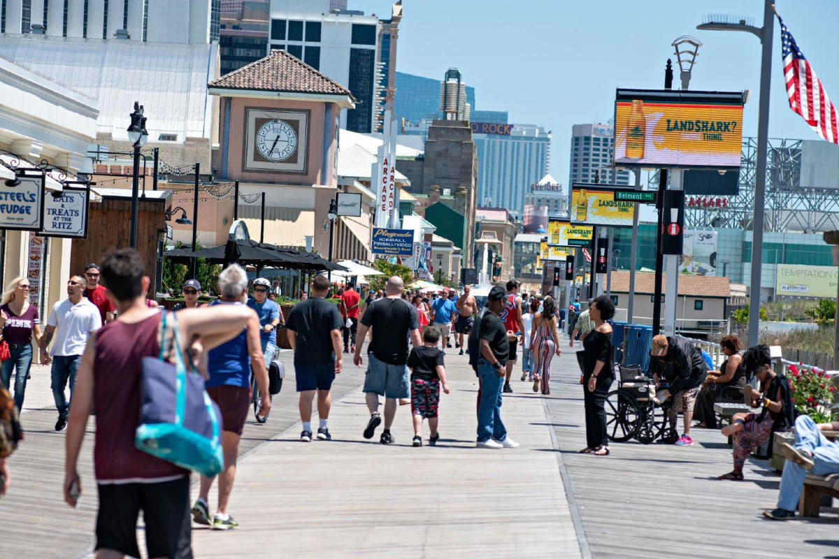 Atlantic City Casino Revenue Down Nine Percent in June Compared with 2019