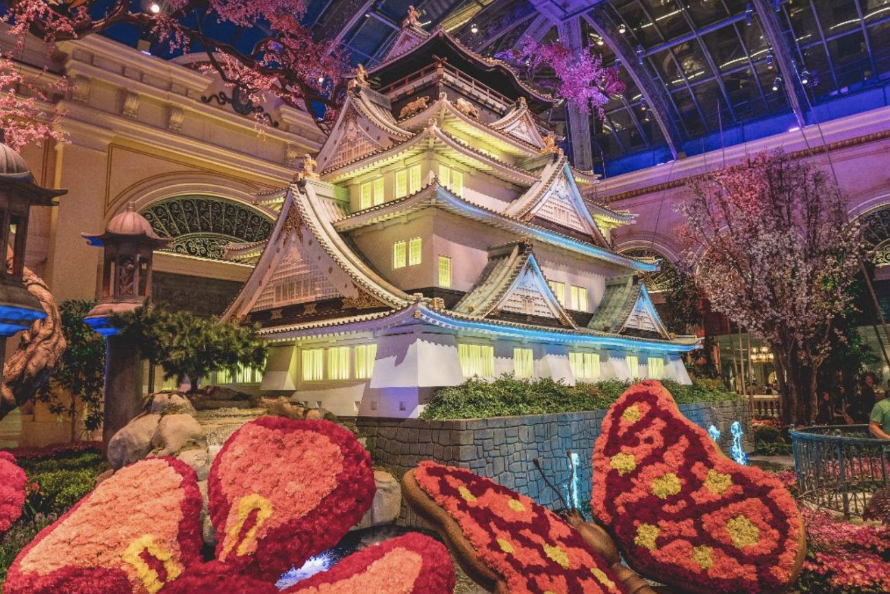 Bellagio Conservatory Unveils Japanese Spring Exhibit, as MGM Resorts Continues Japan Campaign