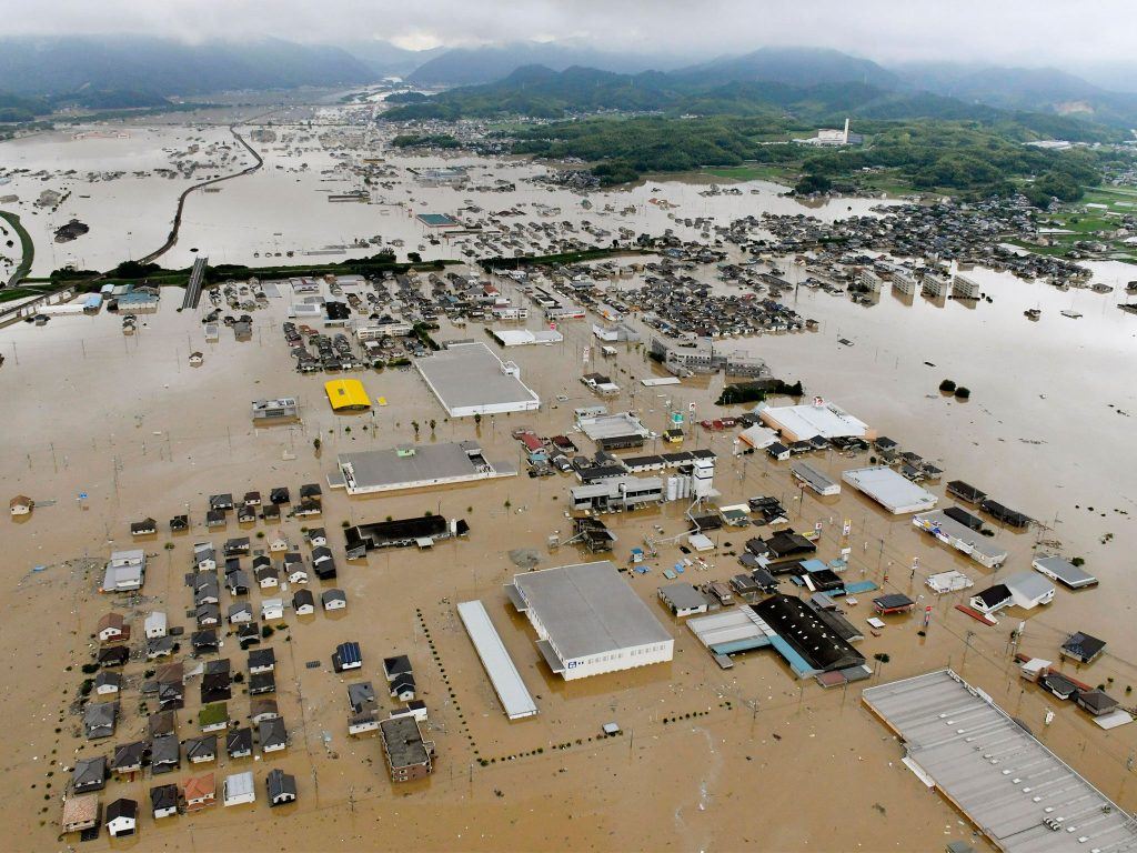 Japan Flood Disaster Threatens to Derail Casino Bill for 2018