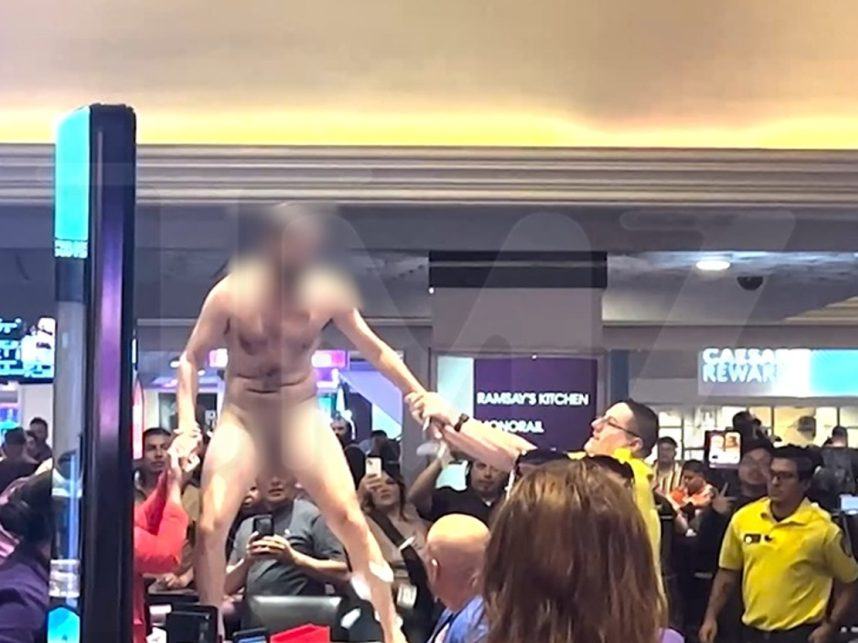 VIDEO: Naked Gyrating Guy Arrested at Harrah’s Las Vegas Was Drugged, Family Claims