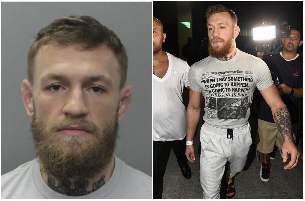 Conor McGregor Arrested in Miami Beach After Altercation, UFC Star Charged With Two Felonies