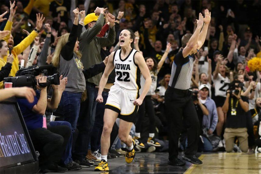 Caitlin Clark’s Historic Season Fuels Rush of Bets on Women’s College Hoops