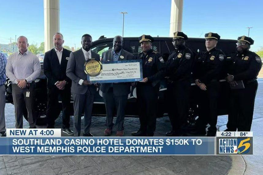 Southland Casino Donates $150K to West Memphis Police Department