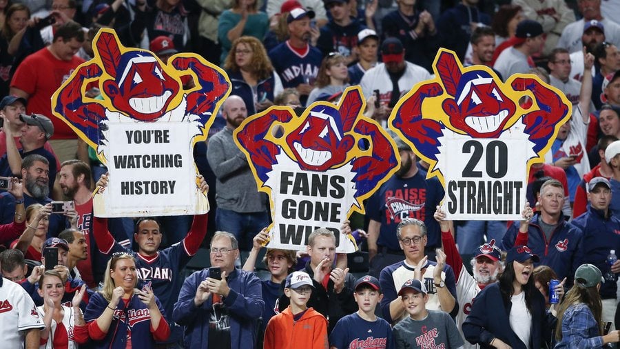 Cleveland Indians Win Streak Hits 20, Tribe Now World Series Favorites in Las Vegas