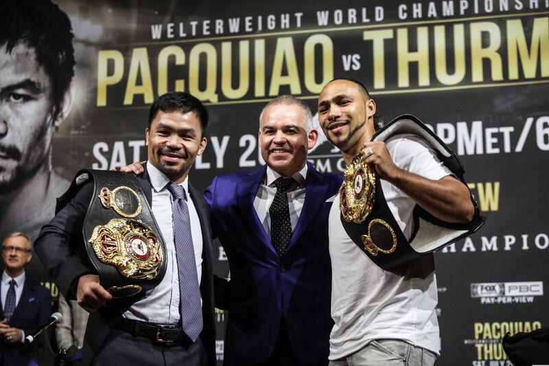 Oddsmakers Make Pacquiao an Underdog Against Thurman in July Title Bout