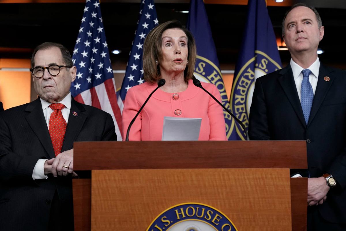 Speaker Nancy Pelosi Names Impeachment Prosecutors, Odds Long President Donald Trump Will Be Convicted