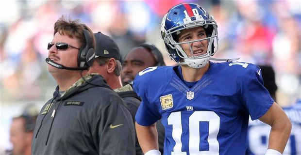 New York Giants Bench Eli Manning, Odds Increase