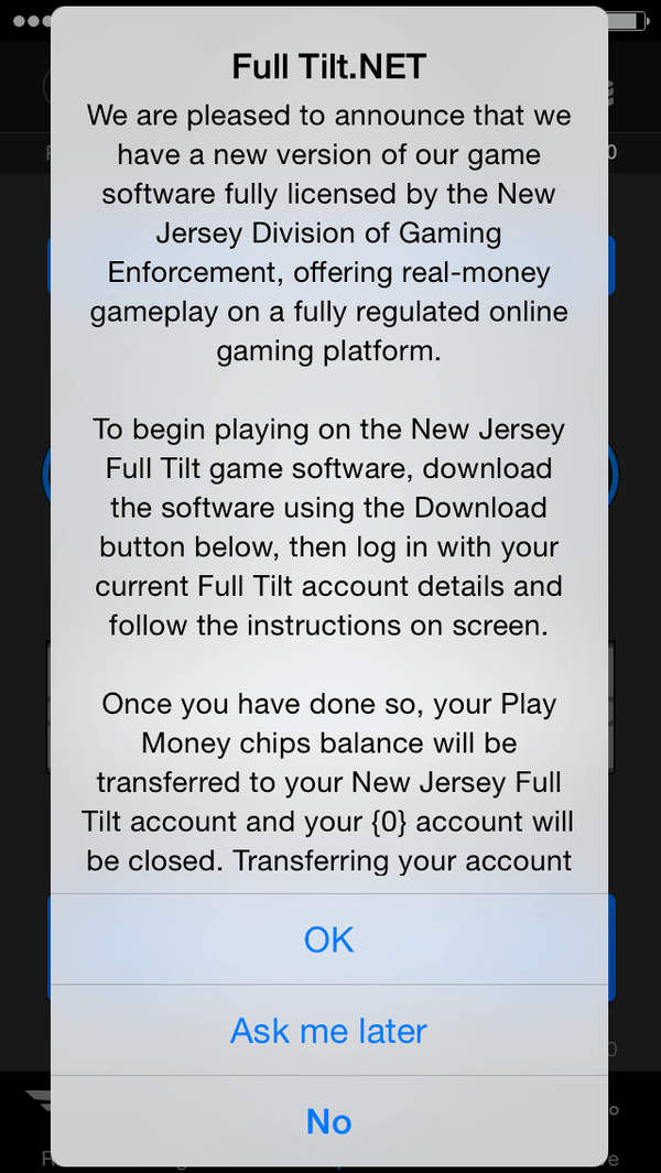 Full Tilt Accidentally Boasts About New Jersey License That Doesn’t Exist