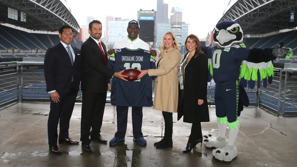 Seattle Seahawks Enter Sponsorship Partnership with Snoqualmie Casino