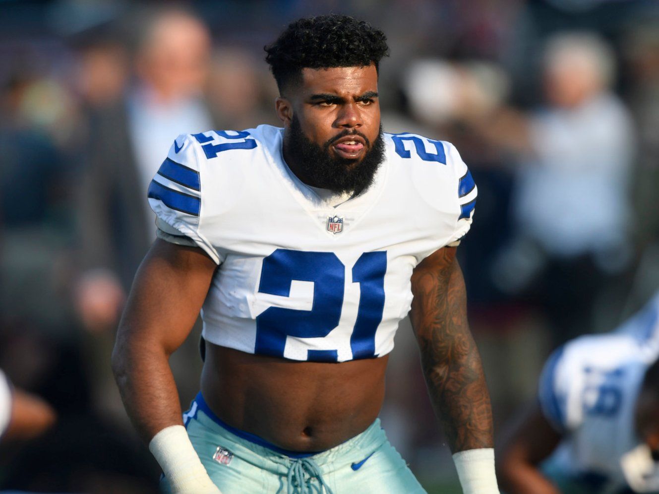 Dallas Cowboys Star Ezekiel Elliott Suspended Six Games, Team’s Super Bowl Odds Lengthen