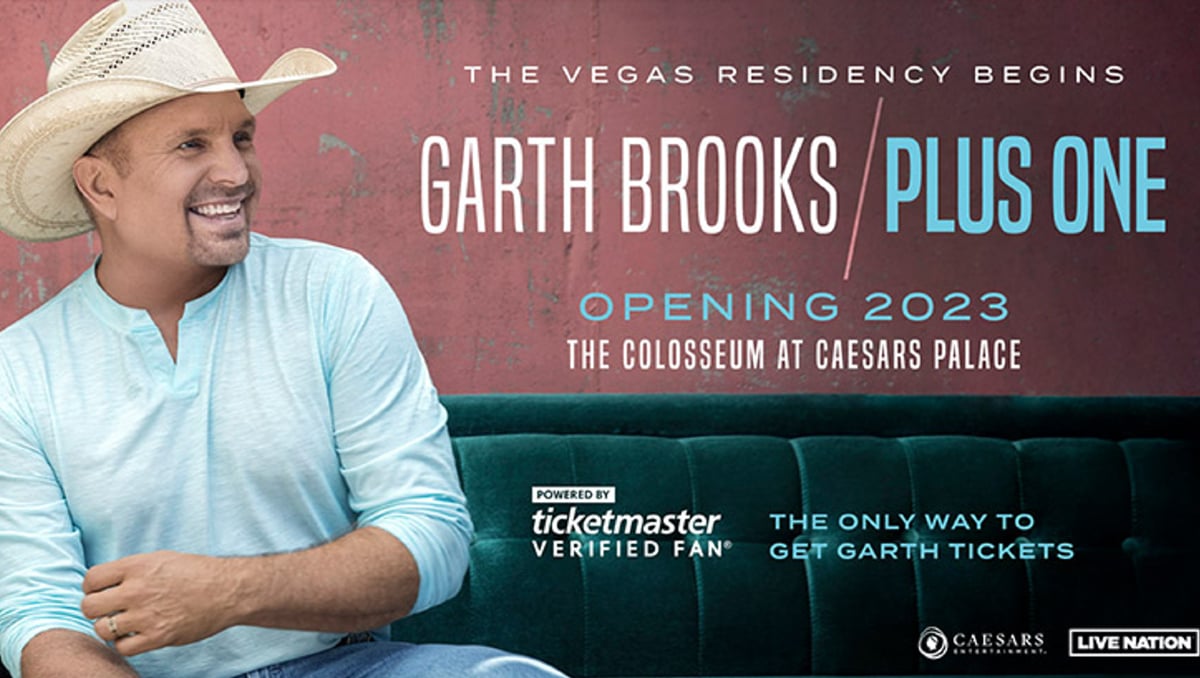 Caesars Palace Colosseum Lands Garth Brooks Residency, Each Show To Be Unique